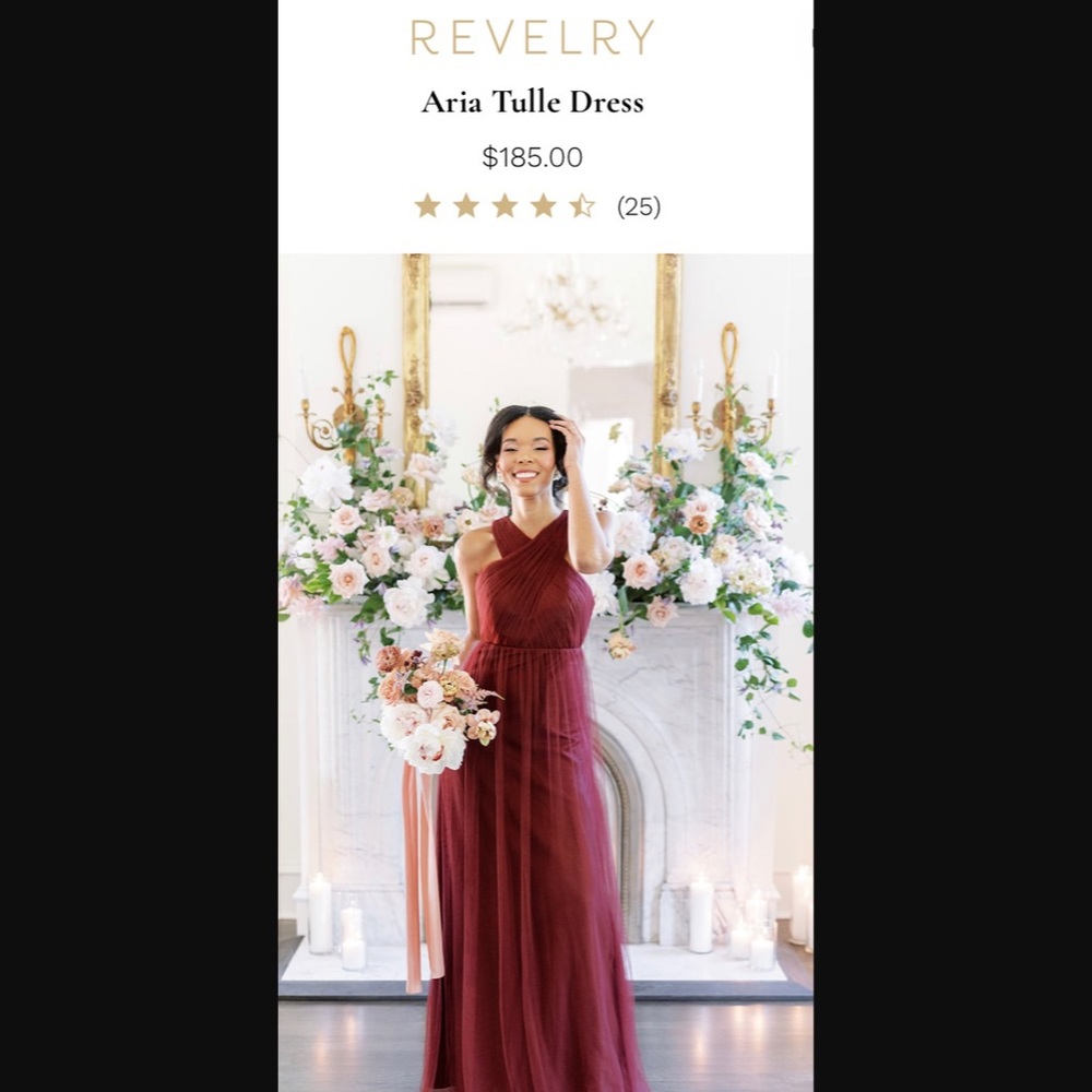 Blush Pink Bridesmaid dress gown Size 6